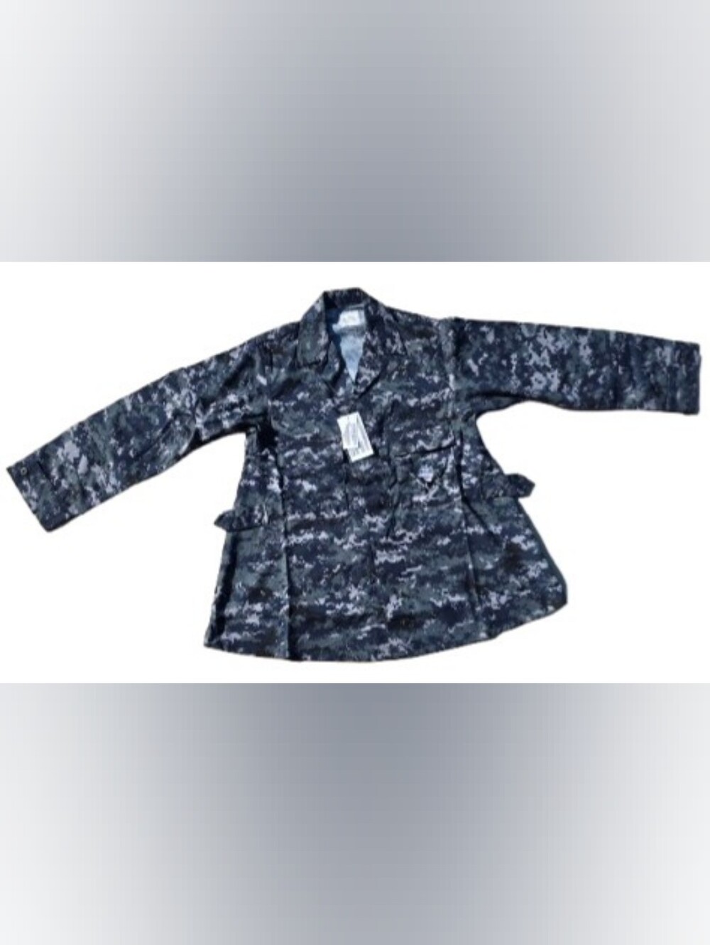 Genuine US Navy NWU Type I Maternity Blouse - Blue Digital Camo (Small Regular)
